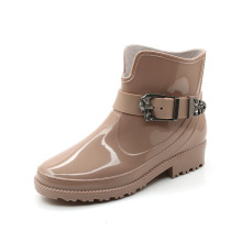 Sweetlight Customized Waterproof Rubber Non-slip Women Rain Boots Mid-calf Boots OEM